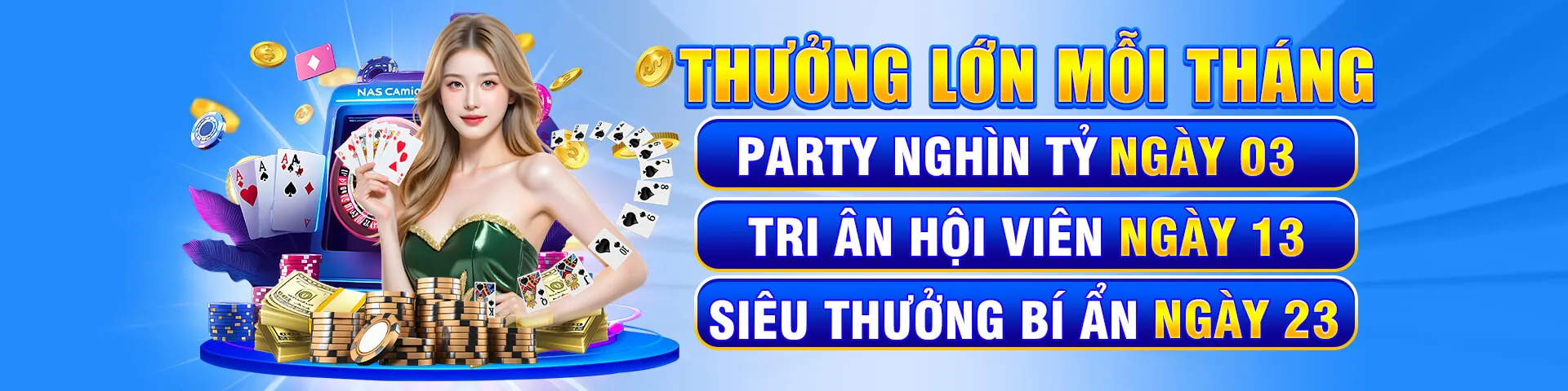 Hình ảnh chính về khuyến mãi Galaxy6623, hiển thị các ưu đãi hấp dẫn và tiền thưởng lớn